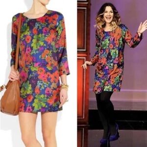 J. Crew Factory Dress Floral Multicolor